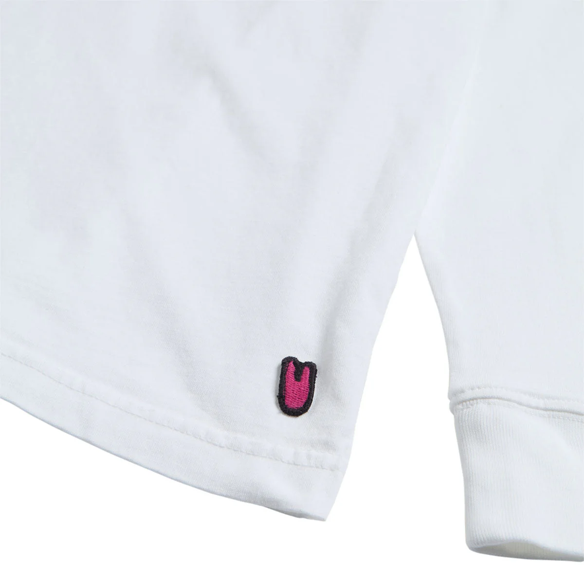 Unless Essentials Long Sleeve T-Shirt - White - Image 2