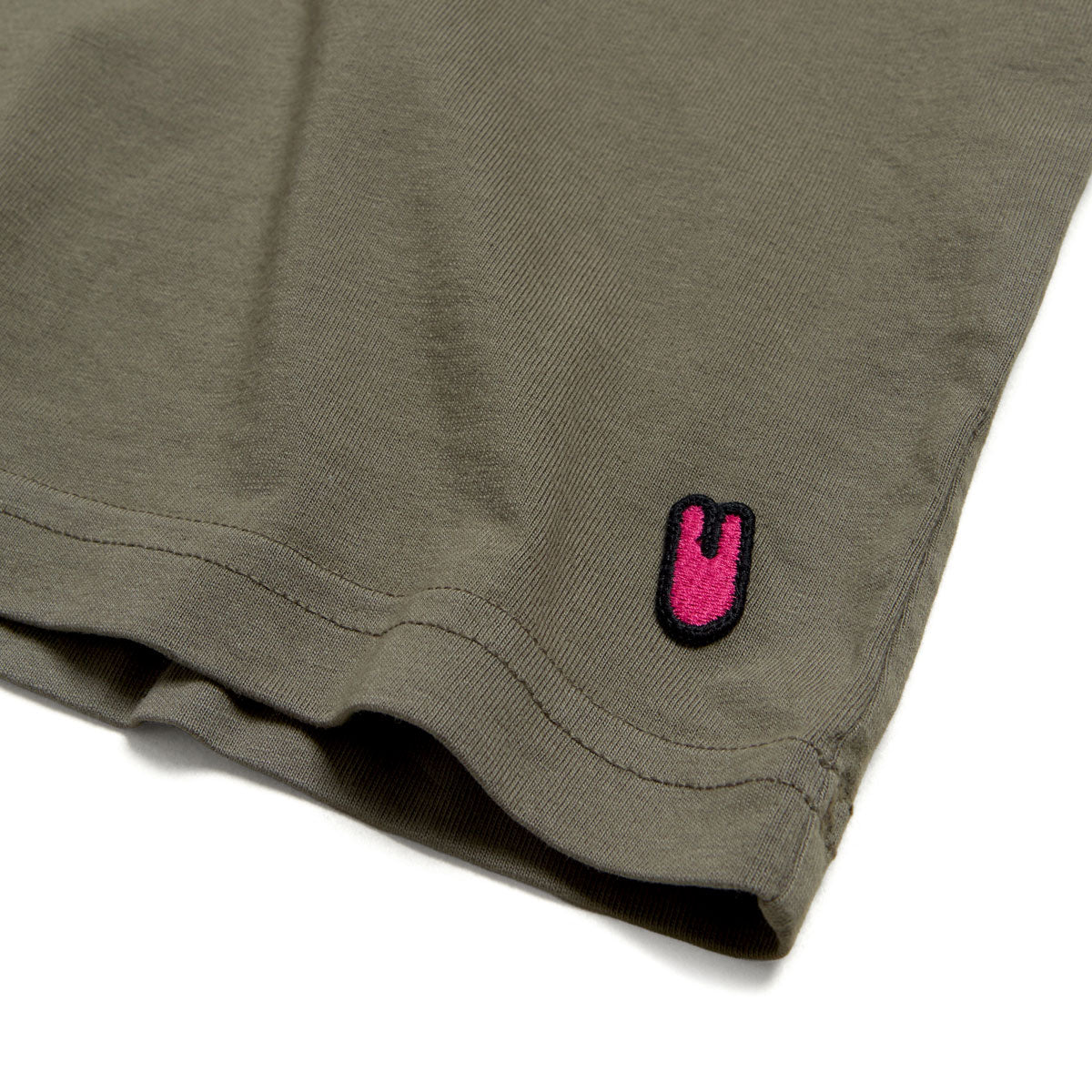 Unless Essentials T-Shirt - Smokey Olive Washed - Image 2