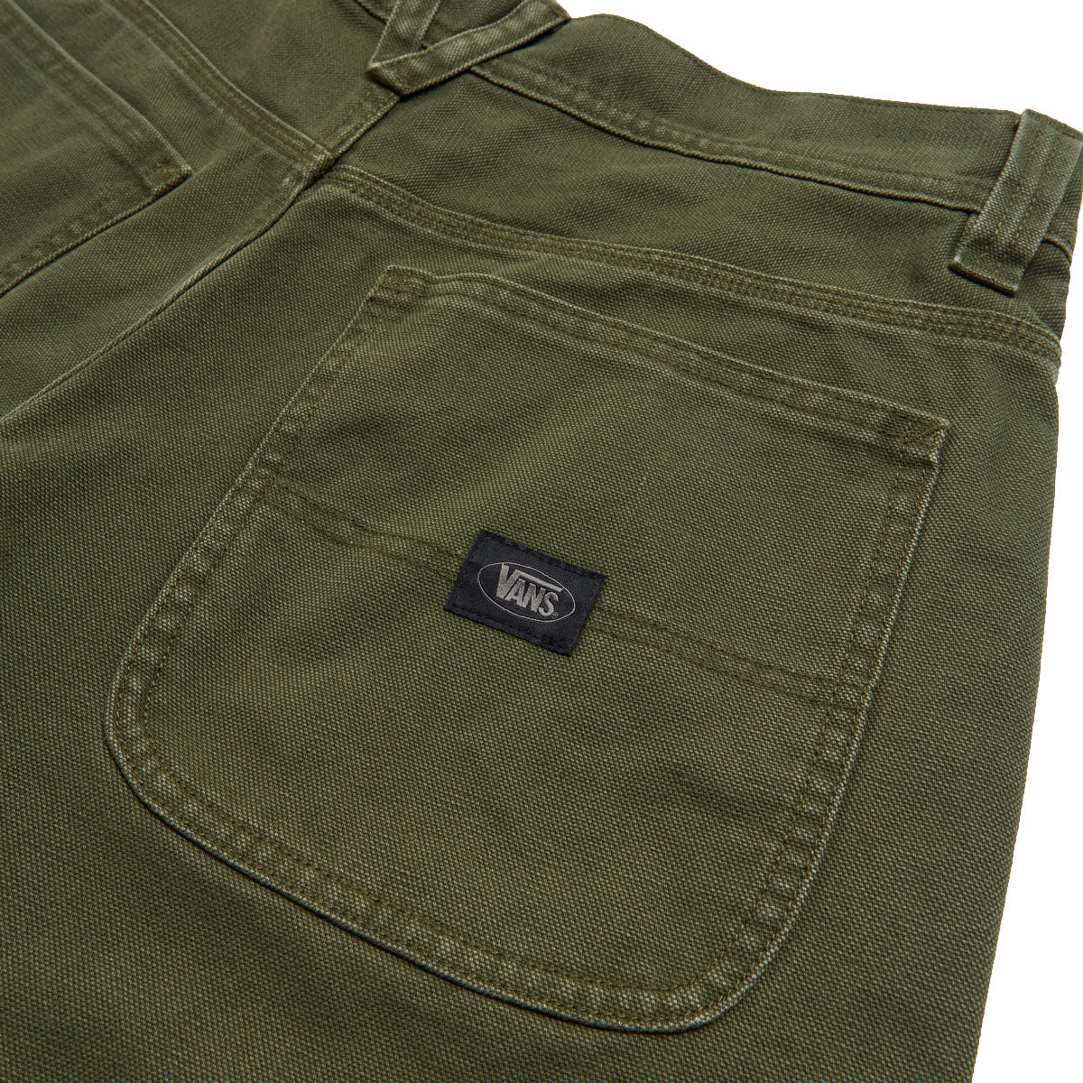 Vans Chore Loose Shorts - Mossy Olive - Image 3