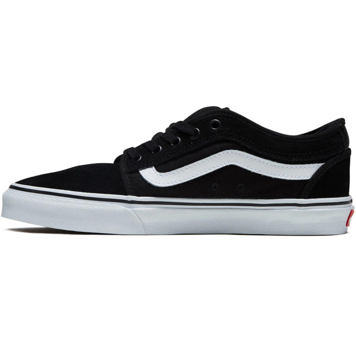 Vans Skate Chukka Low Sidestripe Shoes - Black/White - Image 2