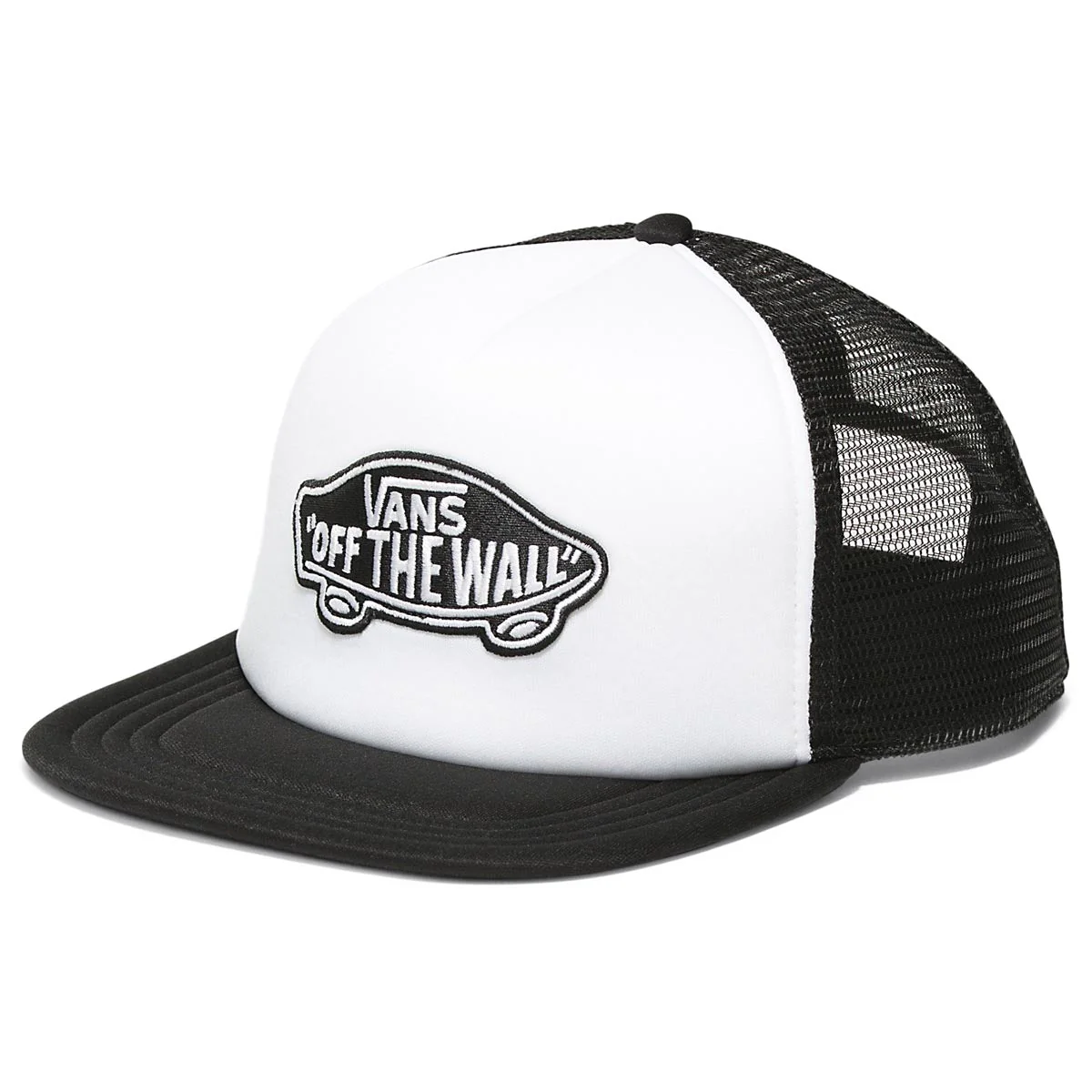 Vans Classic Patch Curved Bill Trucker Hat - Black/White