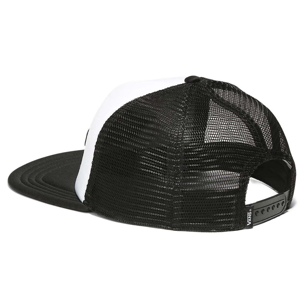 Vans Classic Patch Curved Bill Trucker Hat - Black/White - Image 2