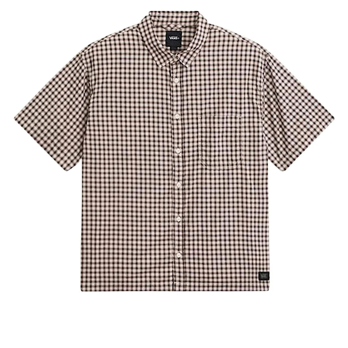 Vans Larkspur Mini Plaid Shirt - Oatmeal/Demitasse