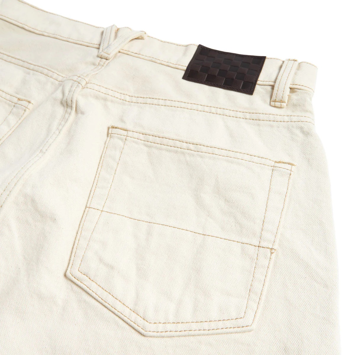 Vans LX Check 5 Loose Denim Jeans - Natural Seed - Image 4
