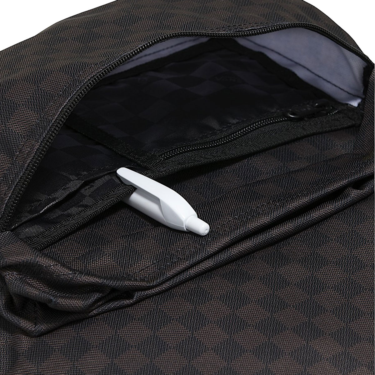 Vans Old Skool Check Backpack - Black/Charcoal - Image 5