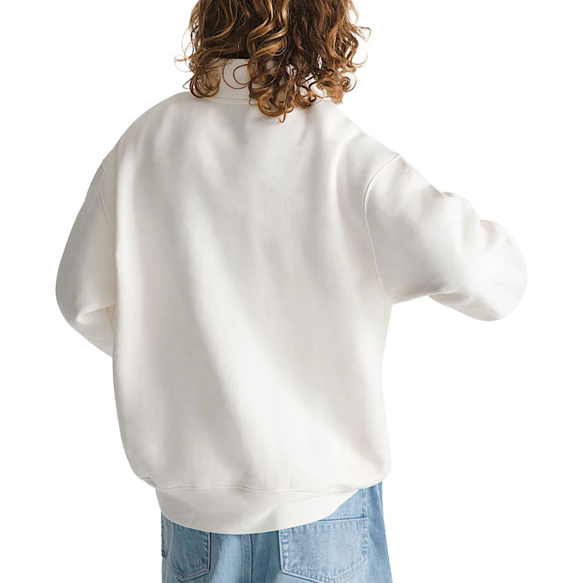 Vans Quarter Zip Sweatshirt - Egret - Image 3