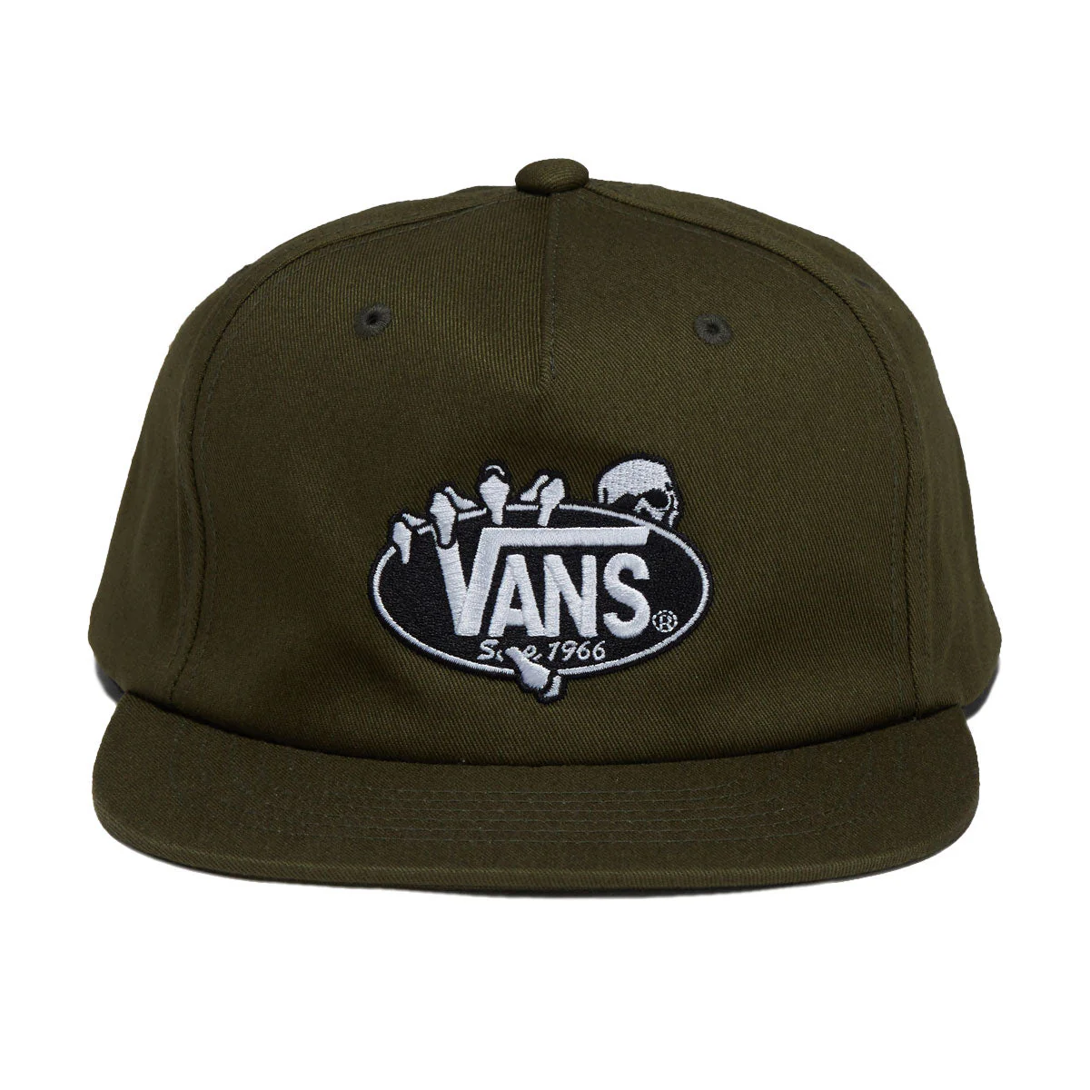Vans Show Off Unstructured Hat - Mossy Olive - Image 5