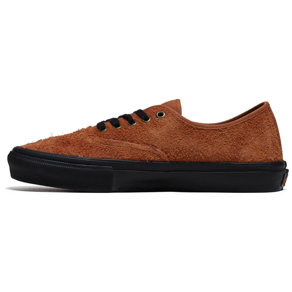 Vans Skate Authentic Shoes - Hairy Suede Black/Rust - Image 2