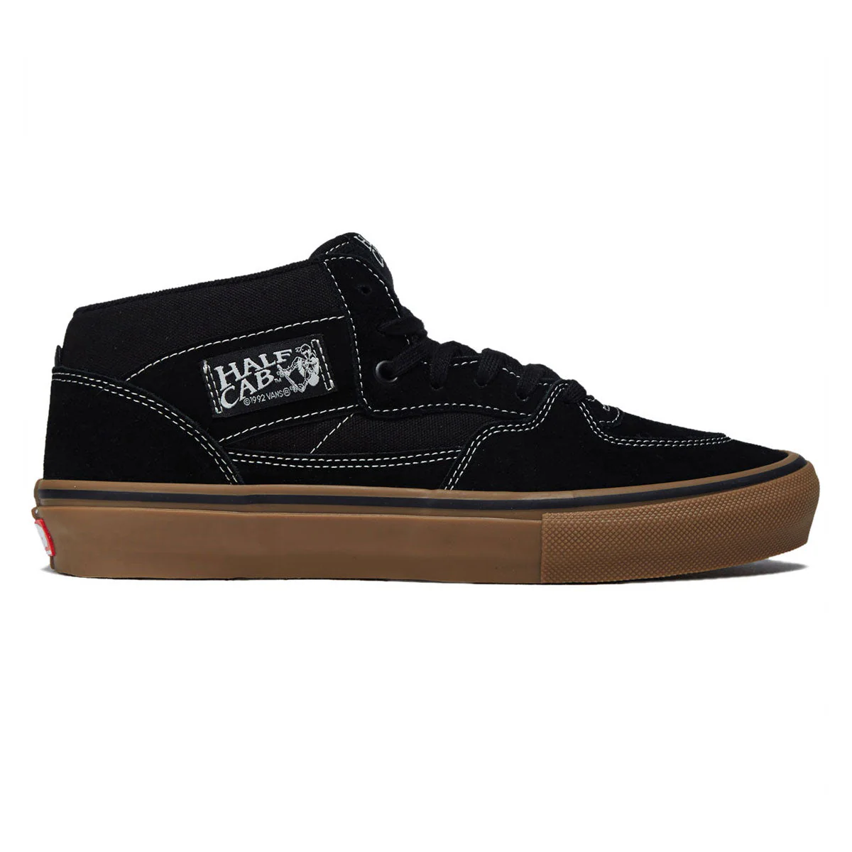 Vans Skate Half Cab Shoes - Black/Gum/White