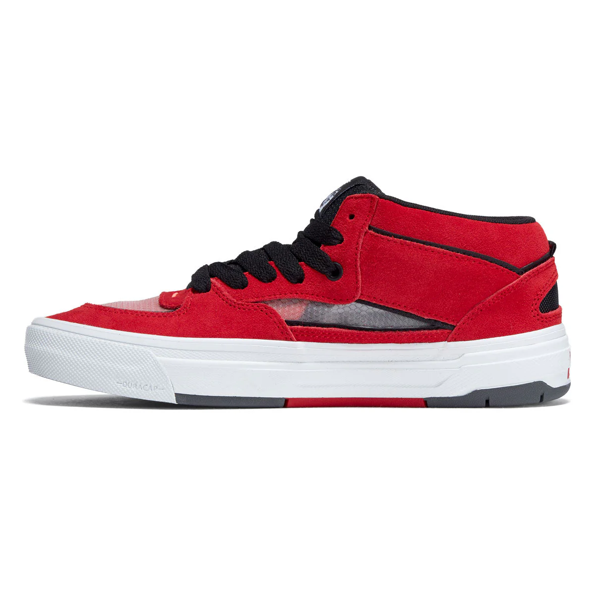 Vans Skate Half Cab Wafflecup Shoes - Red/Black/Grey - Image 2