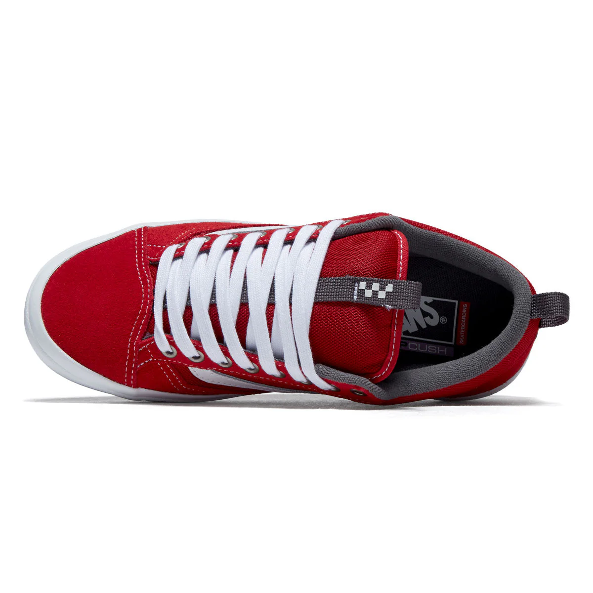 Vans Skate Old Skool 36+ Shoes - Red/White - Image 3