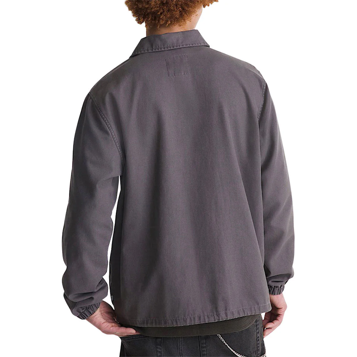Vans Torrey Pigment Canvas Coaches Jacket - Asphalt - Image 3