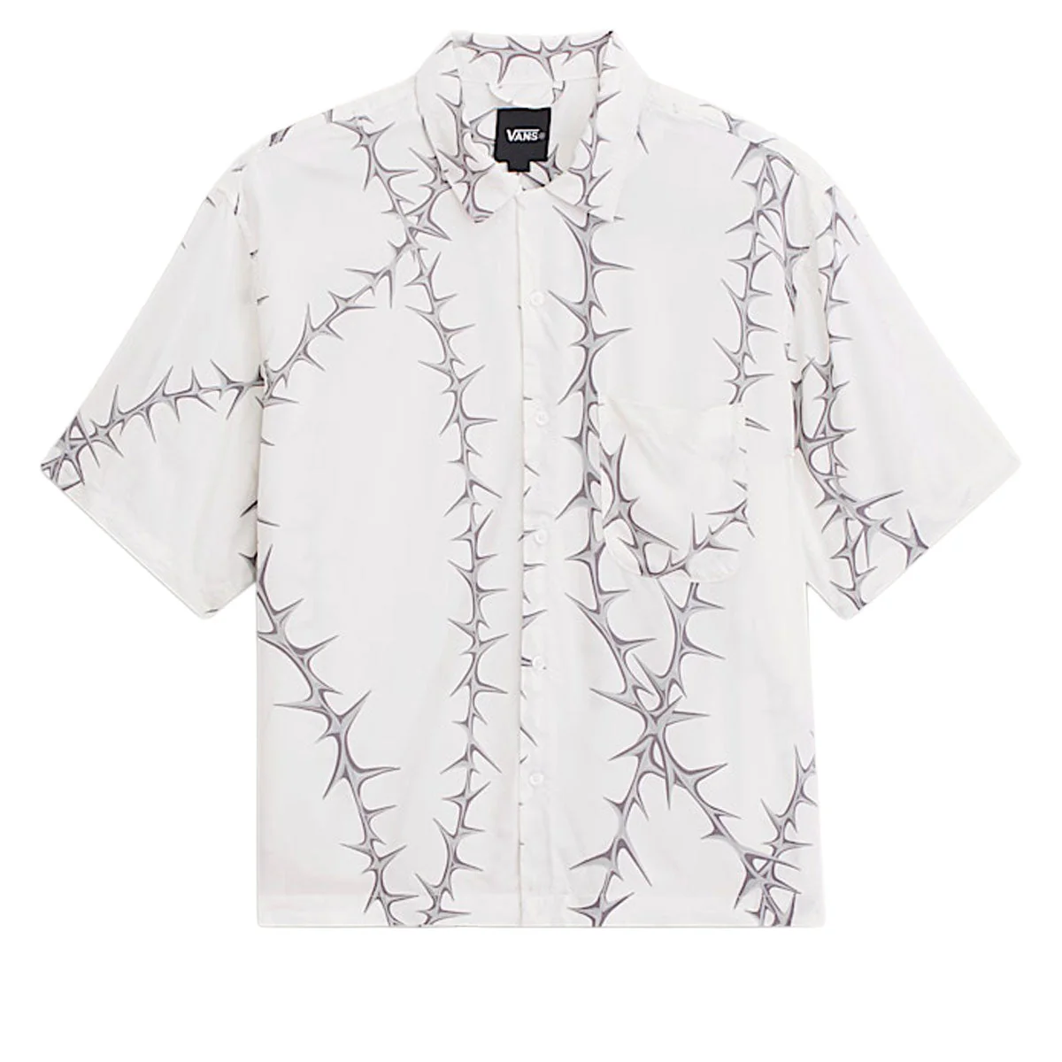Vans Van Doren Printed Camp Shirt - White