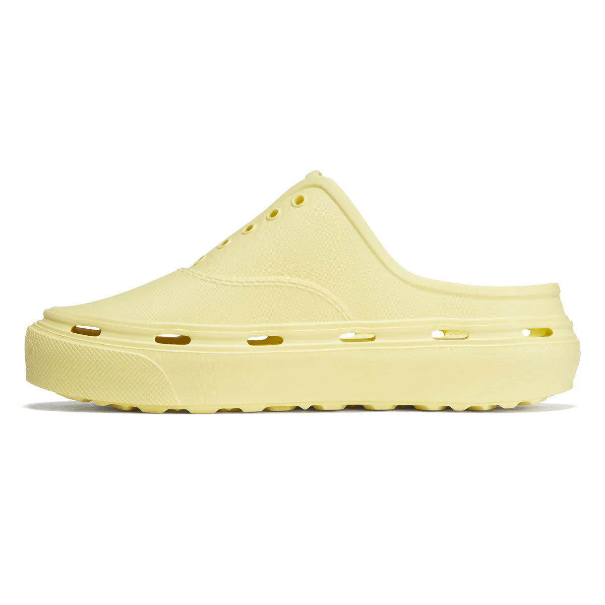 Vans Womens Authentic Foam Mule Shoes - Faded Yellow - Image 2