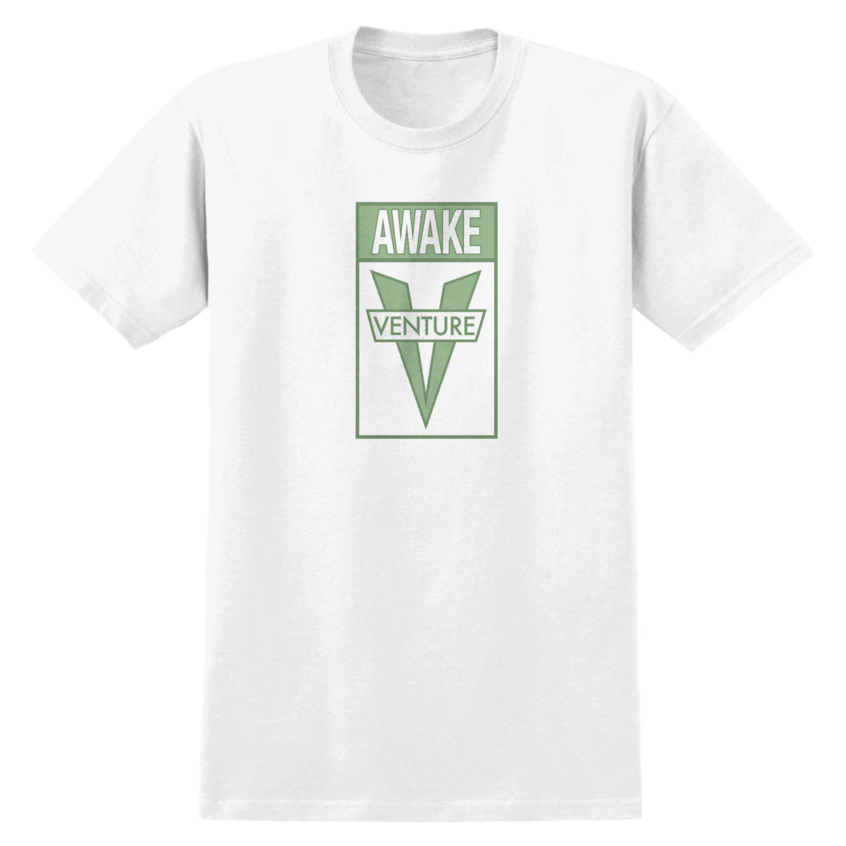 Venture Awake T-Shirt - White/Green