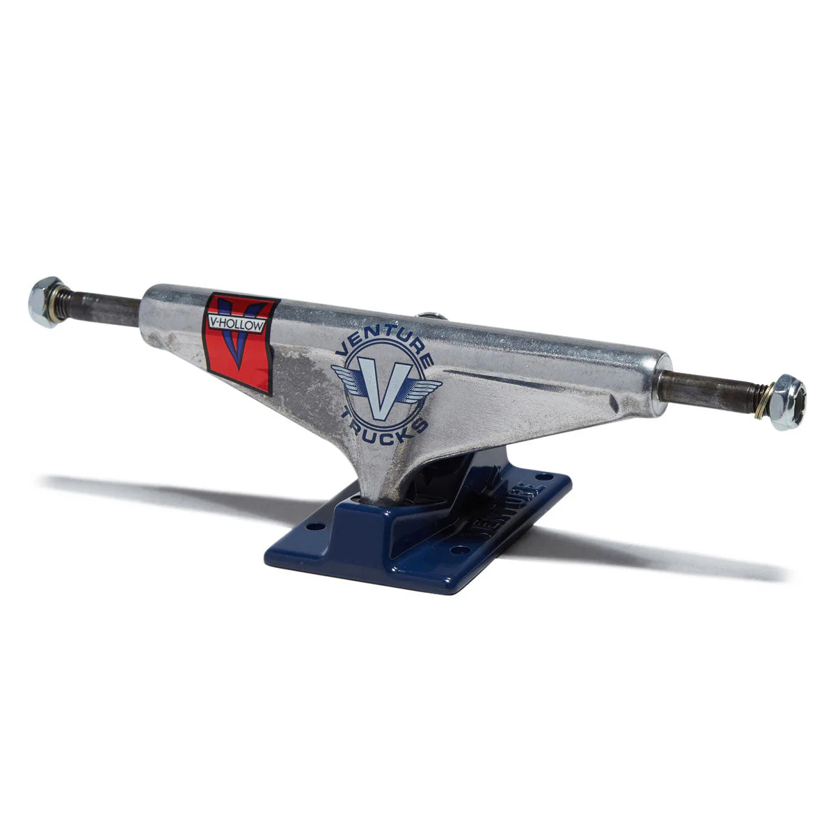 Venture Wings Team Hollow Edition Skateboard Trucks - Polished/Blue - 5.6
