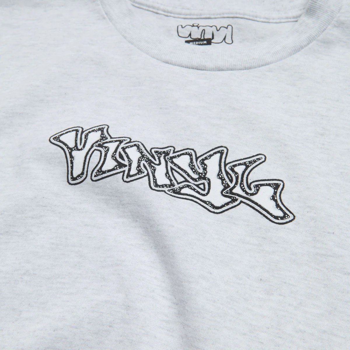 Vinyl Graffiti T-Shirt - Ash - Image 2