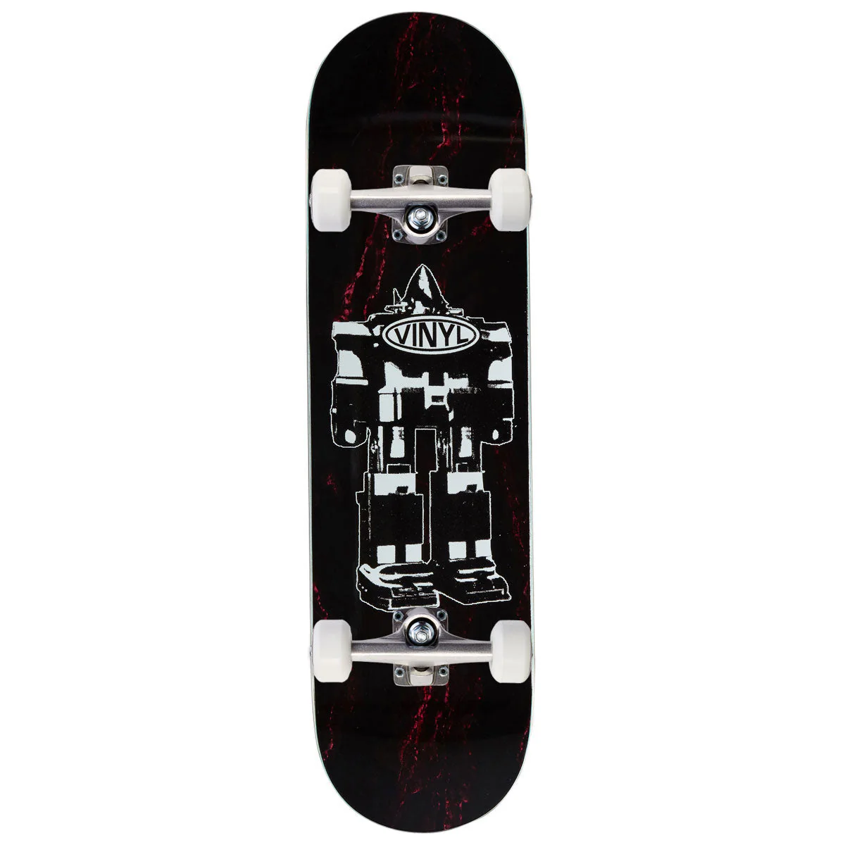 Vinyl Robot Skateboard Complete - 8.38"