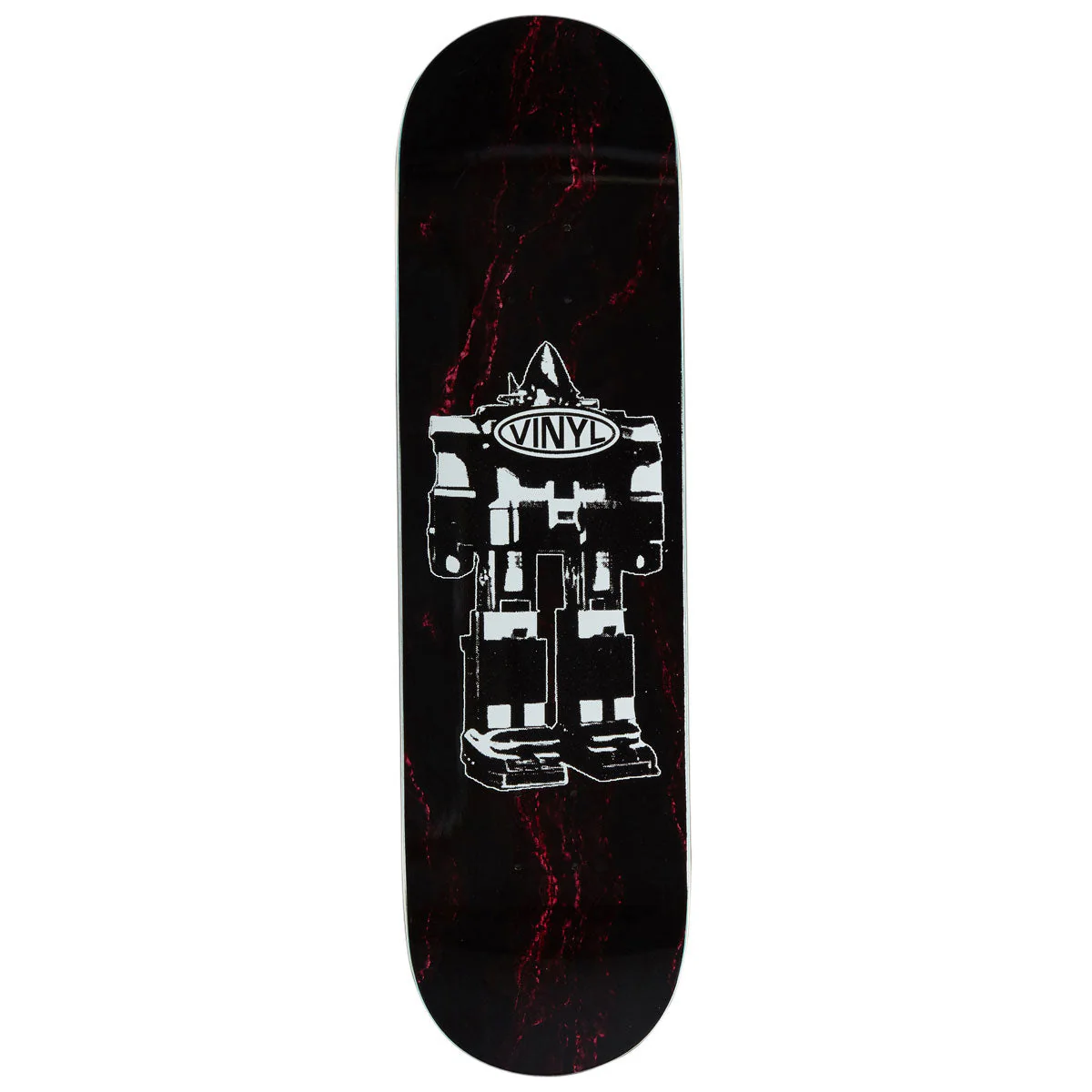 Vinyl Robot Skateboard Deck - 8.38"