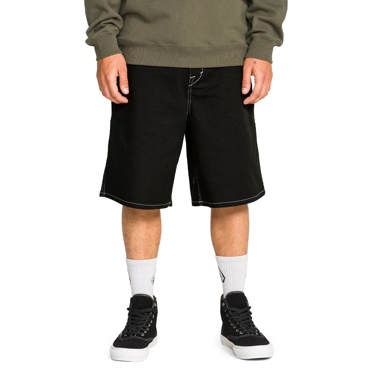 Volcom Billow 22 Shorts - Black - Image 3