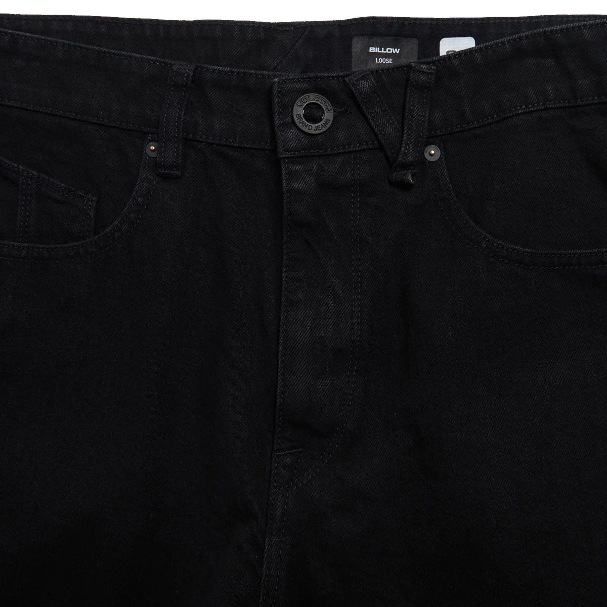 Volcom Billow Denim 22 Shorts - New Black - Image 4