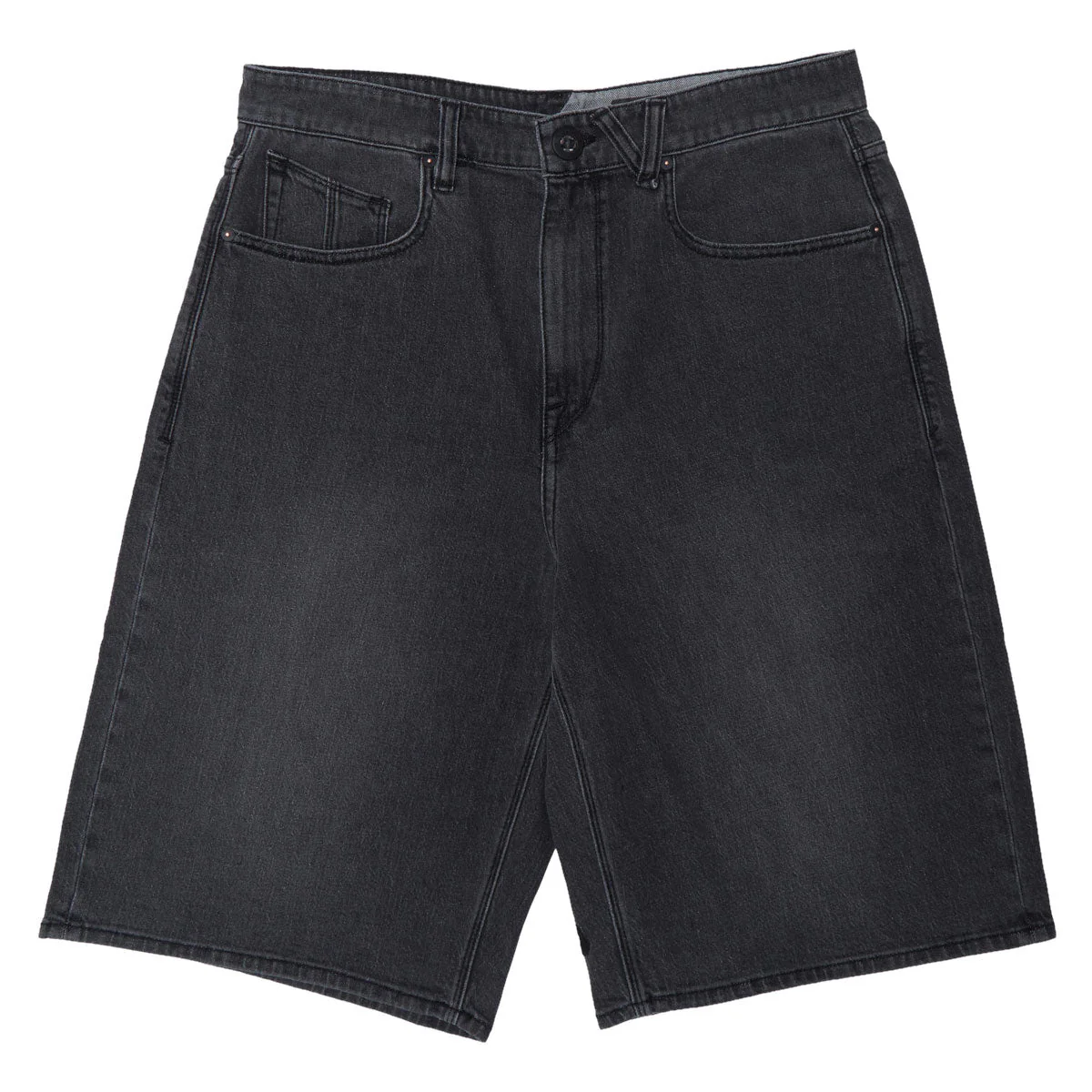 Volcom Chillow Denim 24 Shorts - Black Grey