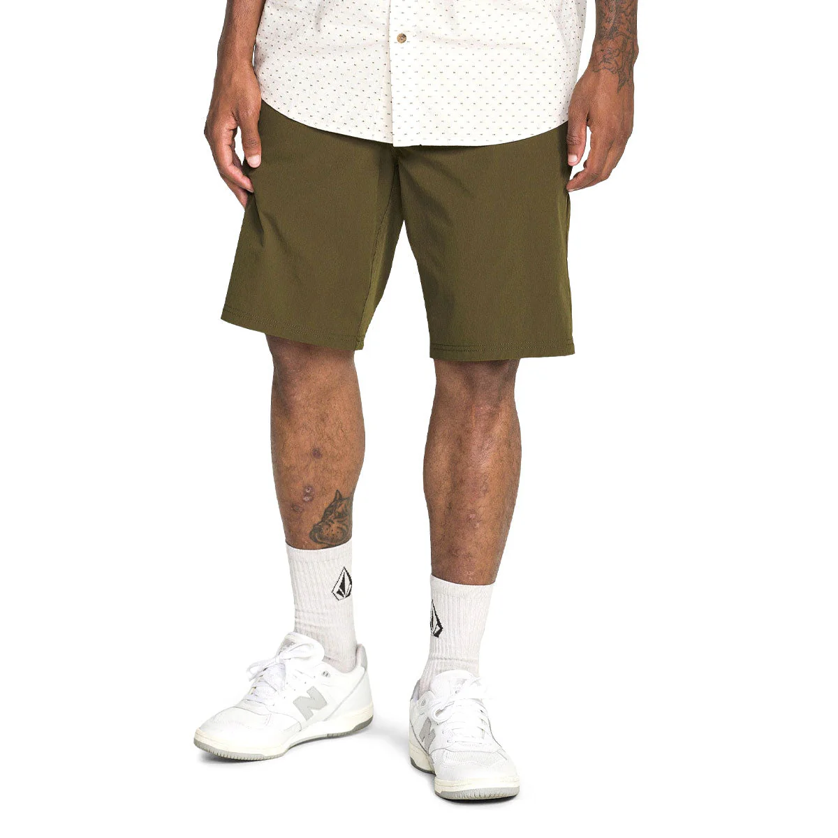 Volcom Frickin Cross Shred 20 Shorts - Sage Leaf - Image 2