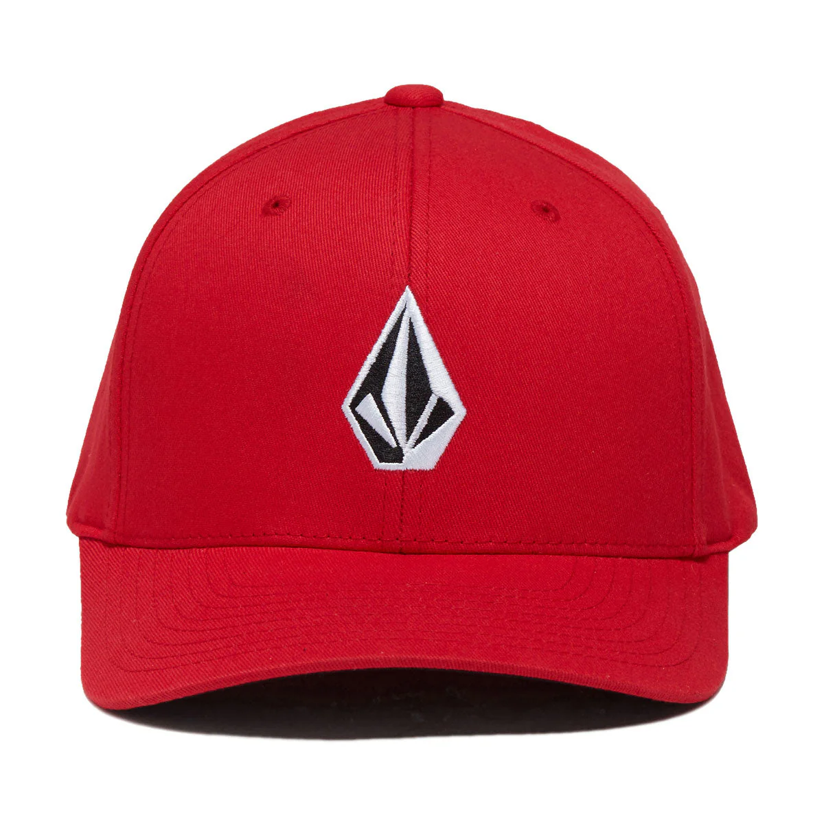 Volcom Full Stone Flexfit Hat - Ribbon Red - Image 5