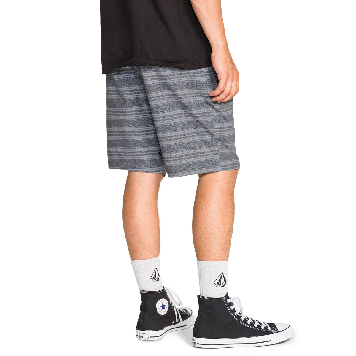 Volcom Mix Frickin Cross Shred 20 Shorts - Pewter - Image 4