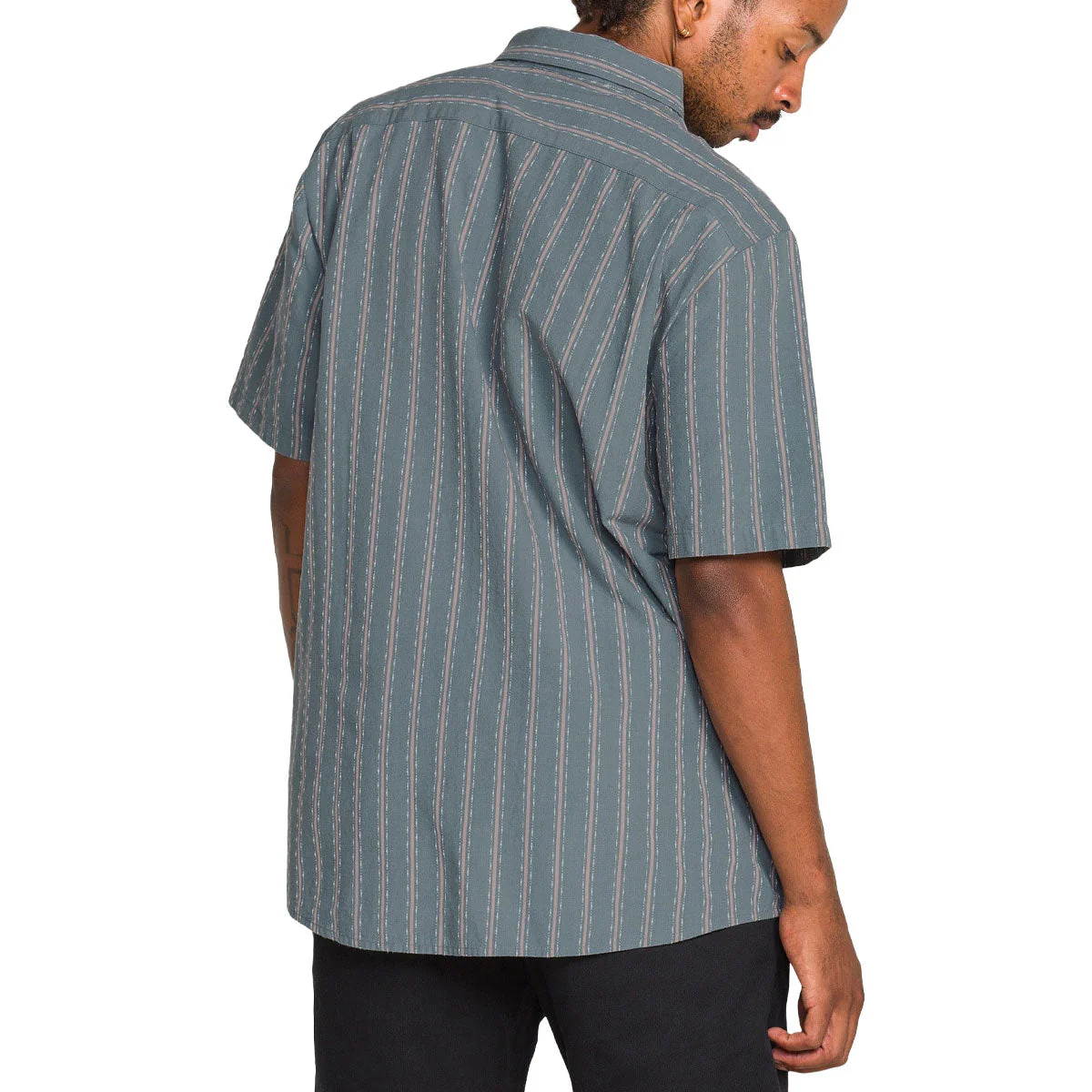 Volcom Sato Stripe Shirt - Tradewinds - Image 2