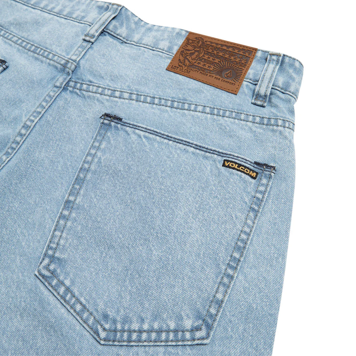 Volcom Solver Denim Jeans - Pale Aqua - Image 5