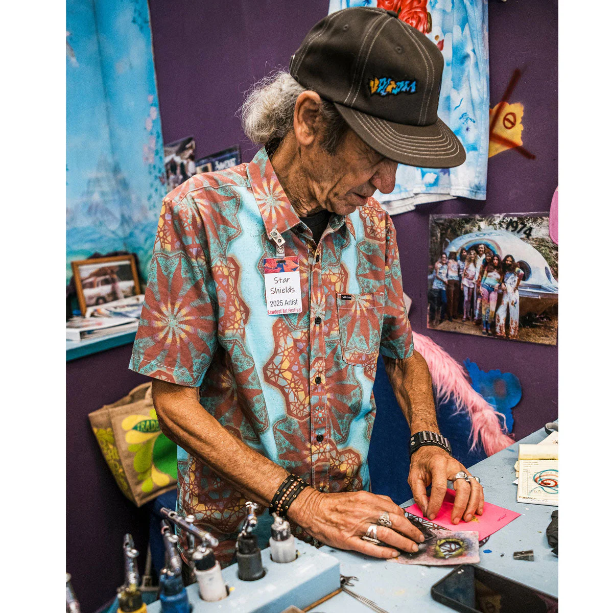 Volcom Star Shields FA Shirt - Castlerock - Image 3