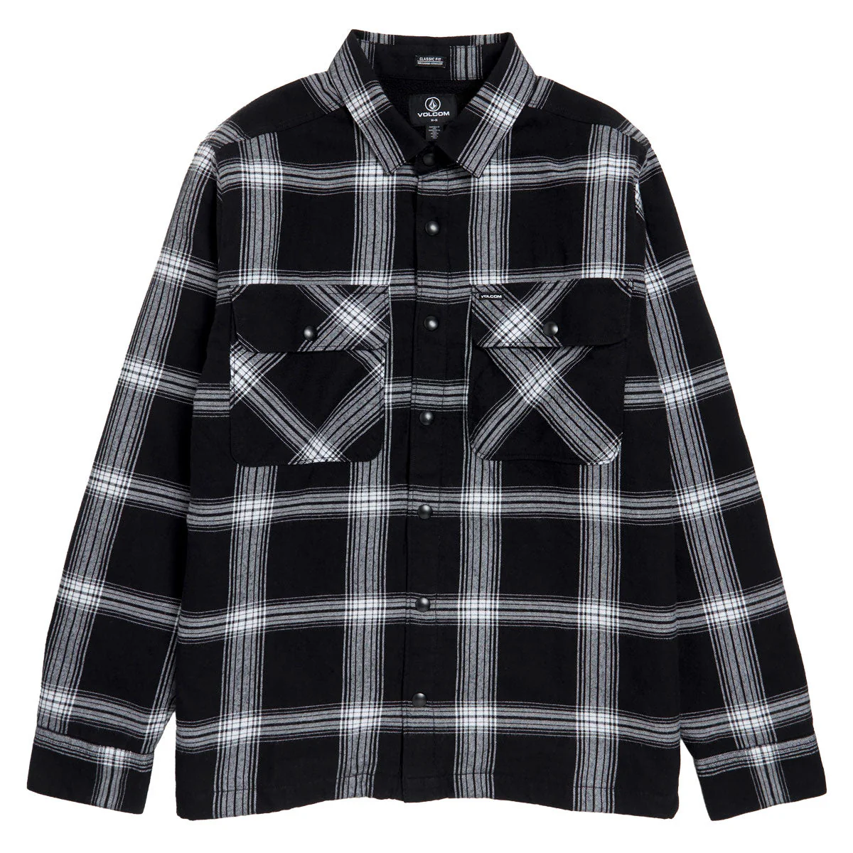 Volcom Wilderstone Long Sleeve Shirt - Black