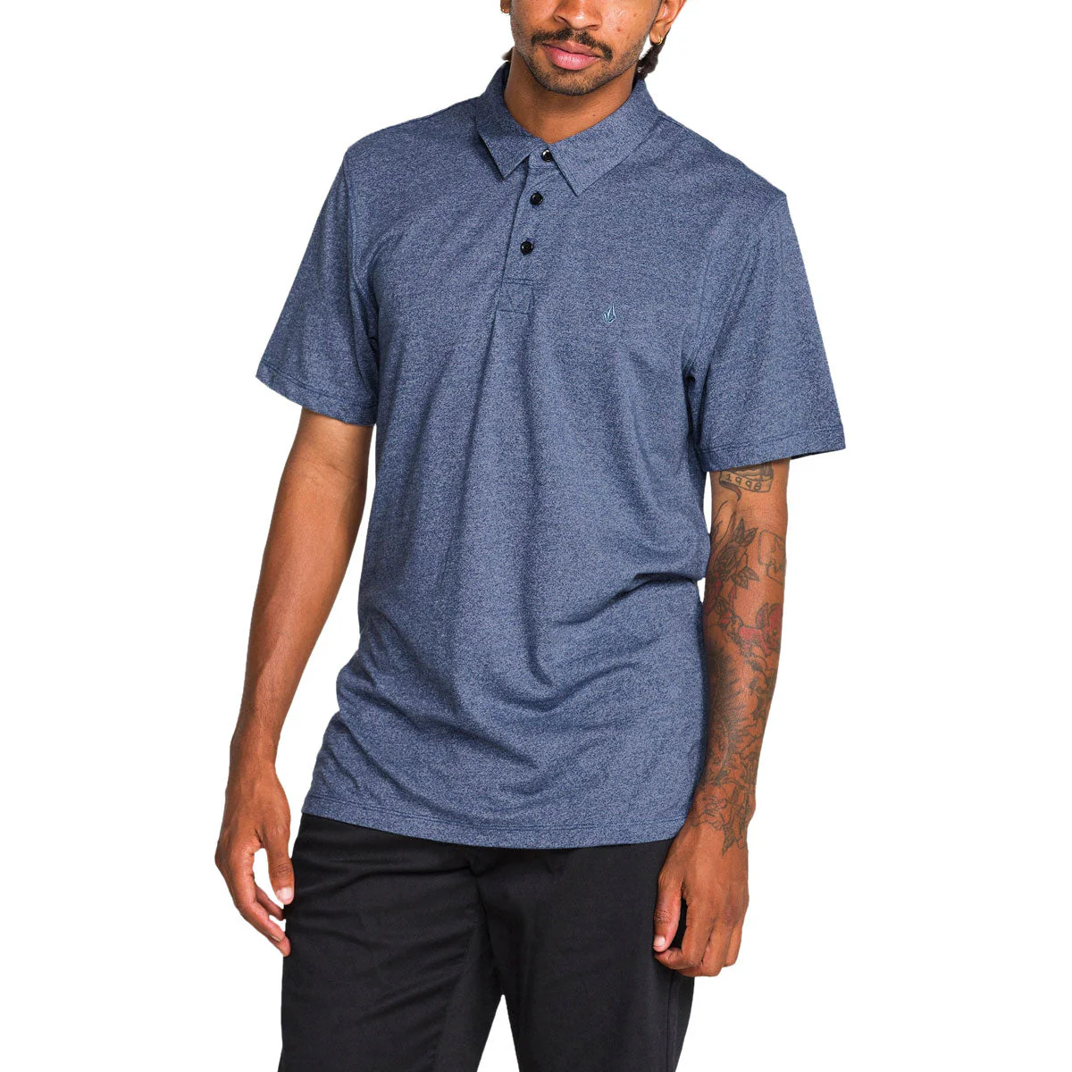 Volcom Wowzer Polo Shirt - Blueberry