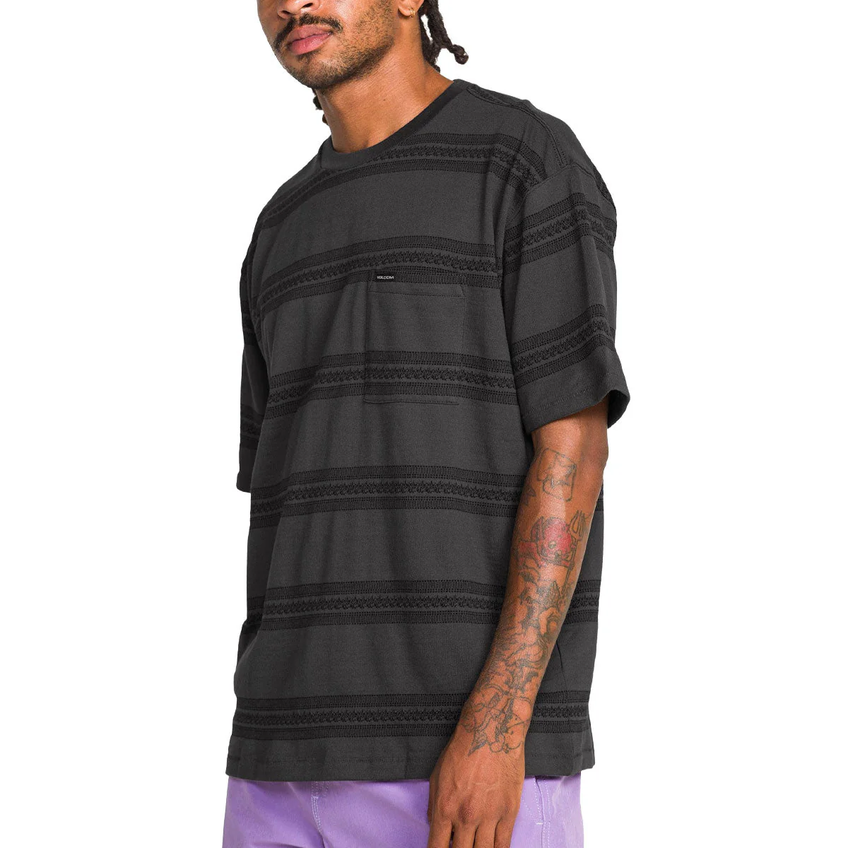 Volcom Yewster T-Shirt - Asphalt Black - Image 2