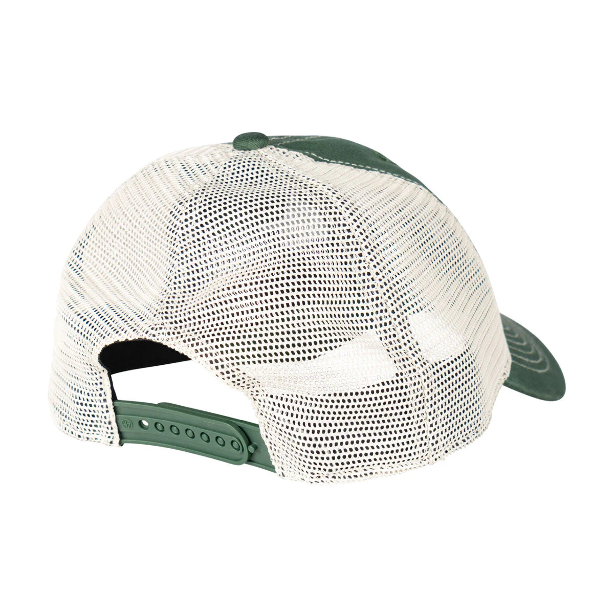Welcome Barb Contrast Stitch Trucker Hat - Green - Image 2