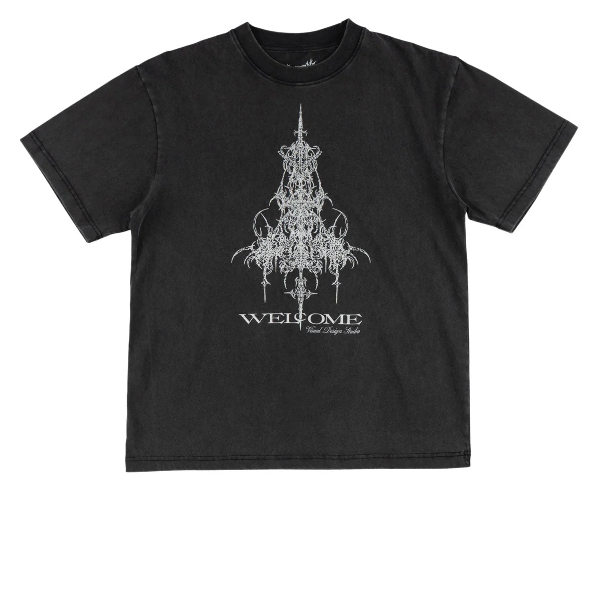 Welcome Chandelier T-Shirt - Vintage Black