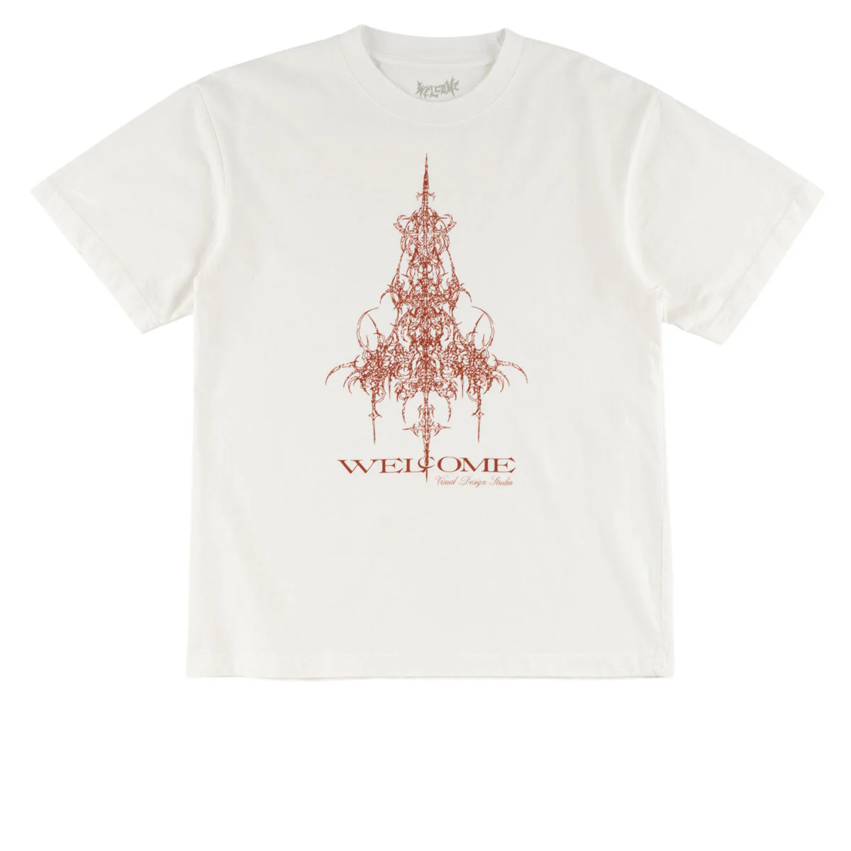 Welcome Chandelier T-Shirt - White