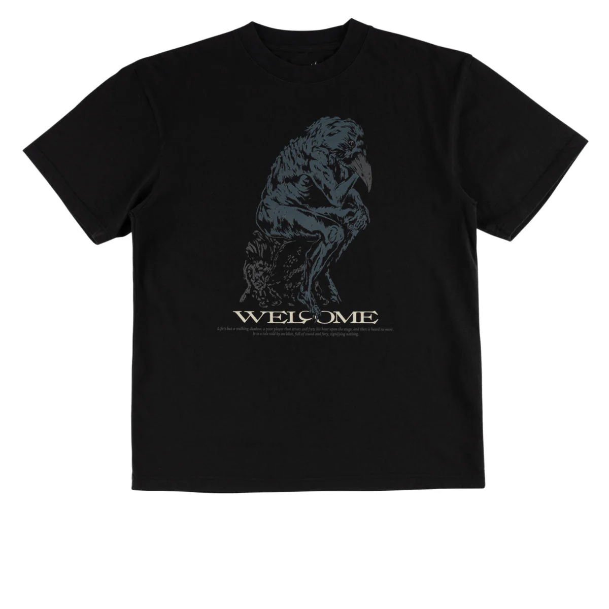 Welcome Crinker T-Shirt - Black