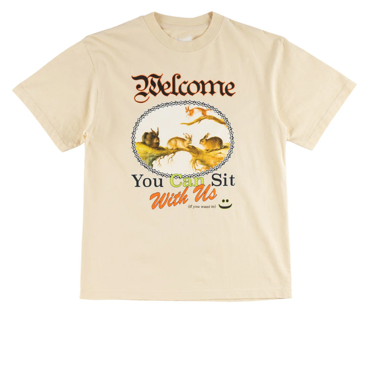 Welcome Friend T-Shirt - Bone