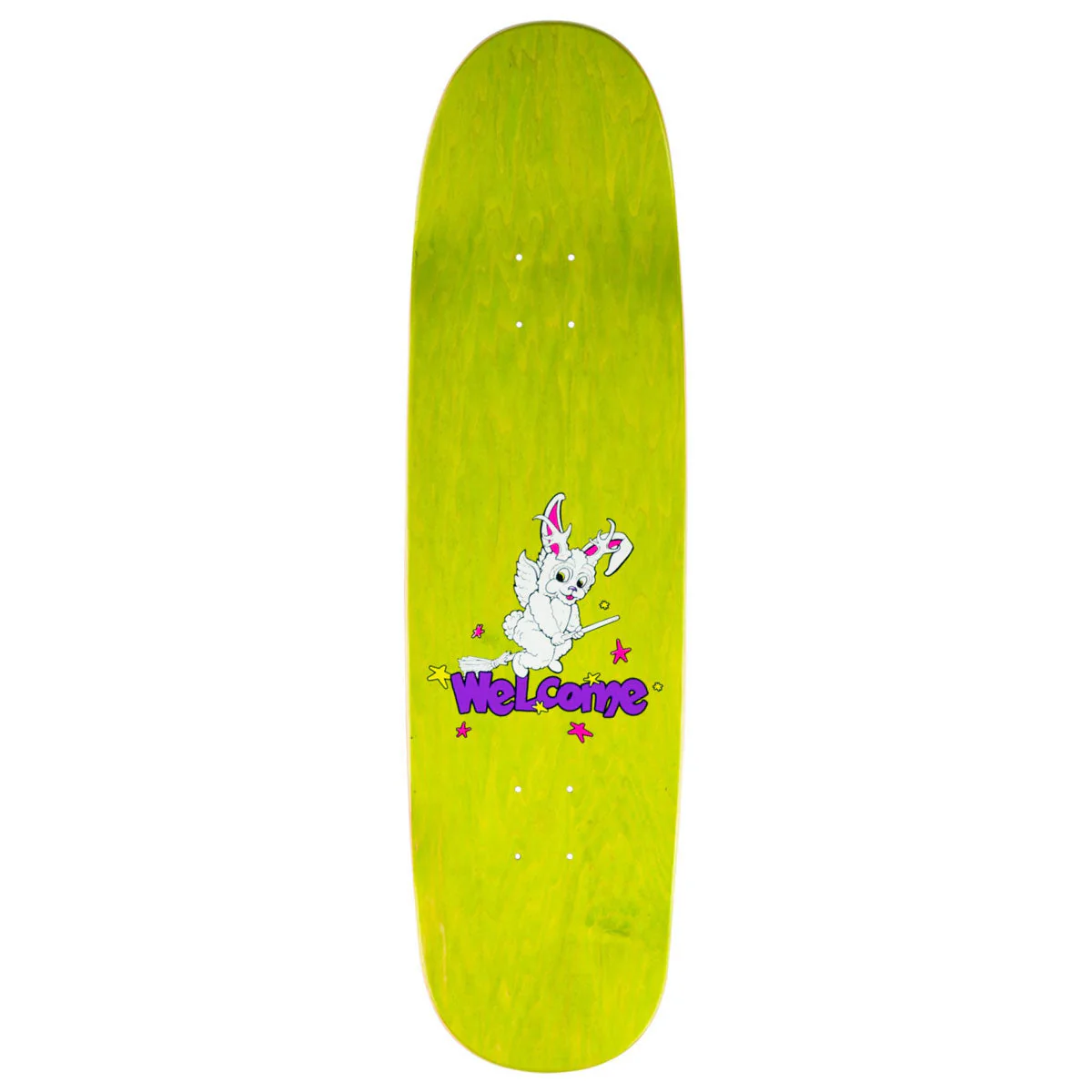 Welcome Full Moon Nora On A Sphynx Skateboard Deck - Black - 8.80" - Image 2