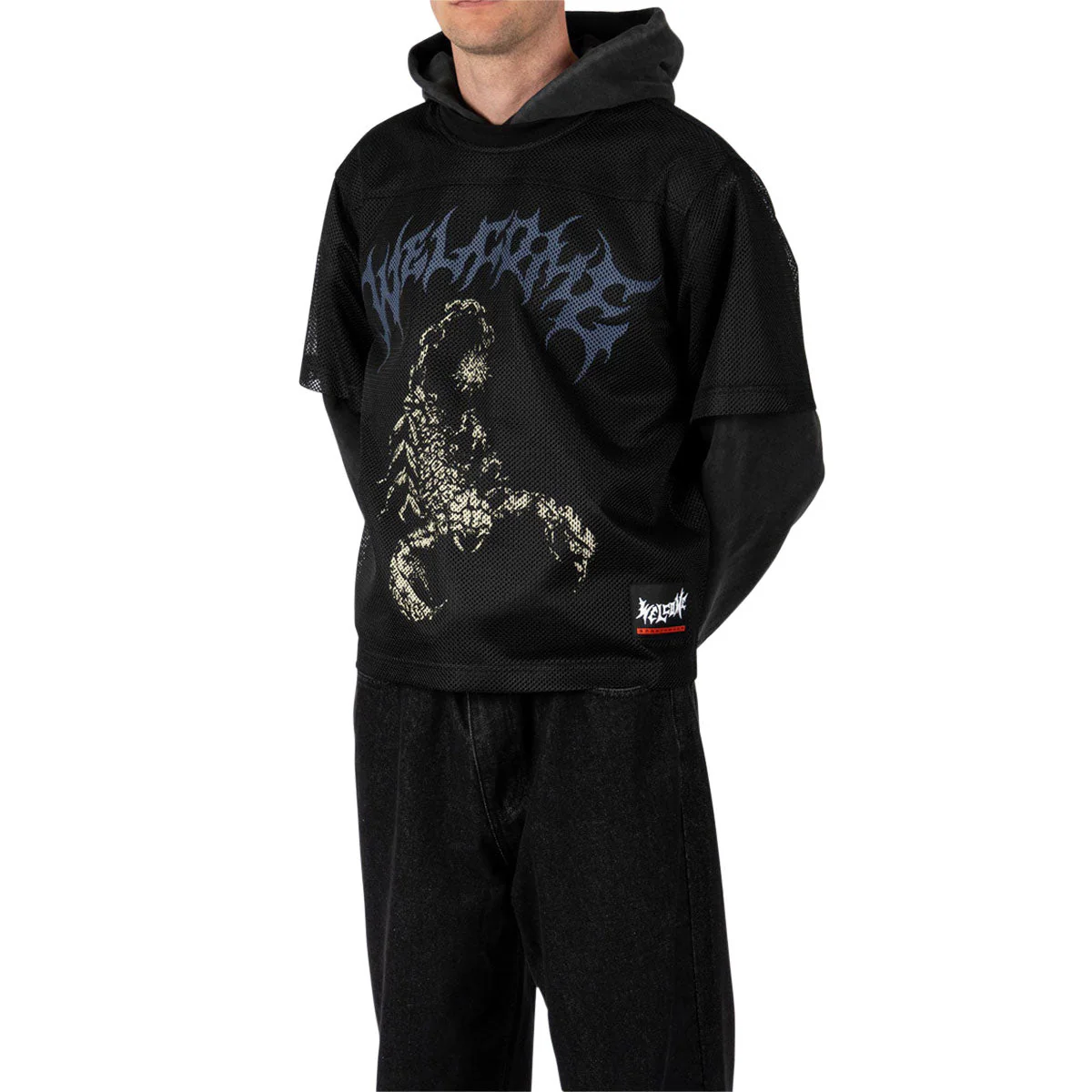 Welcome Mace Football Jersey - Black/Blue - Image 2