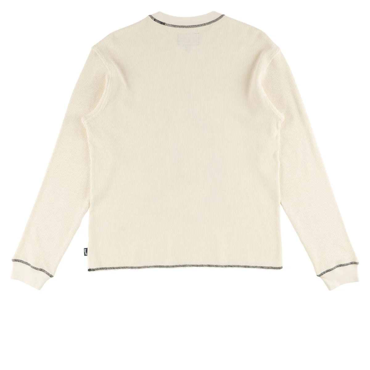 Welcome Seraph Contrast Stitch Thermal Shirt - Bone - Image 5