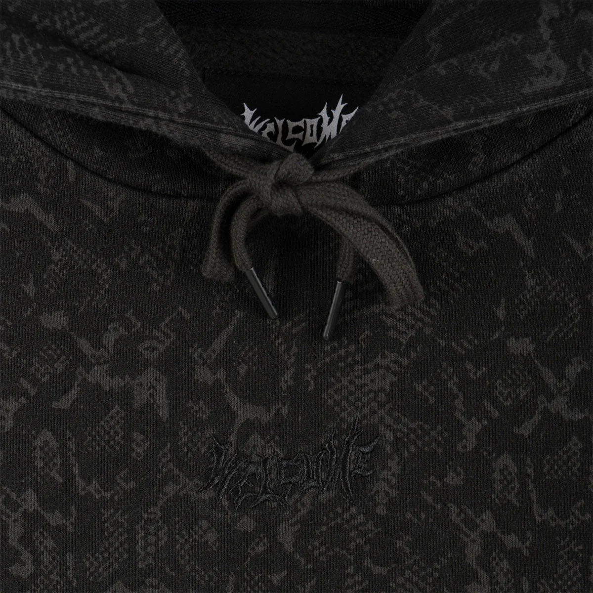 Welcome Serpent Animal Print Hoodie - Black - Image 3