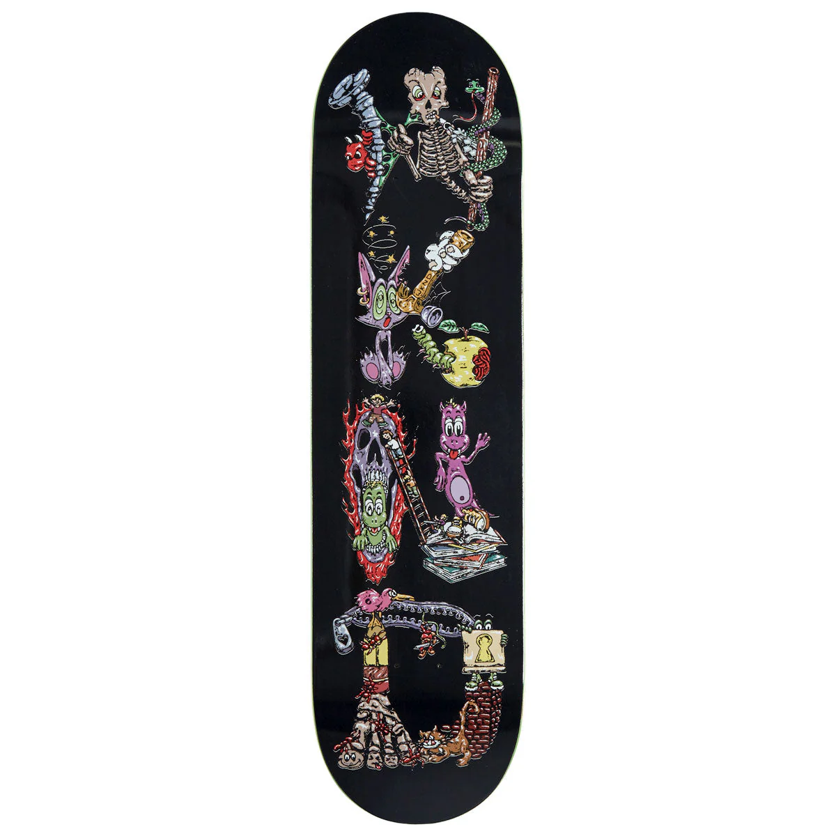 WKND Dusted Team MC Skateboard Deck - Black - 8.25"