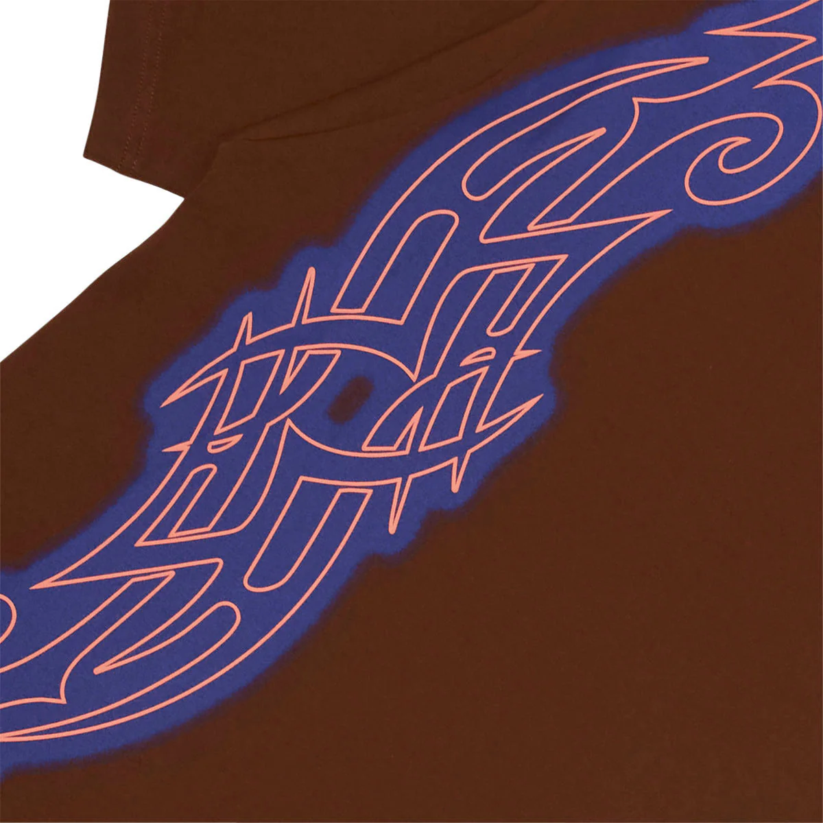 WKND Huldra Script T-Shirt - Brown - Image 4
