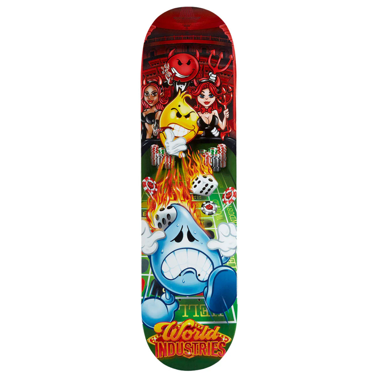 World Industries Casino Skateboard Deck - 8.25"