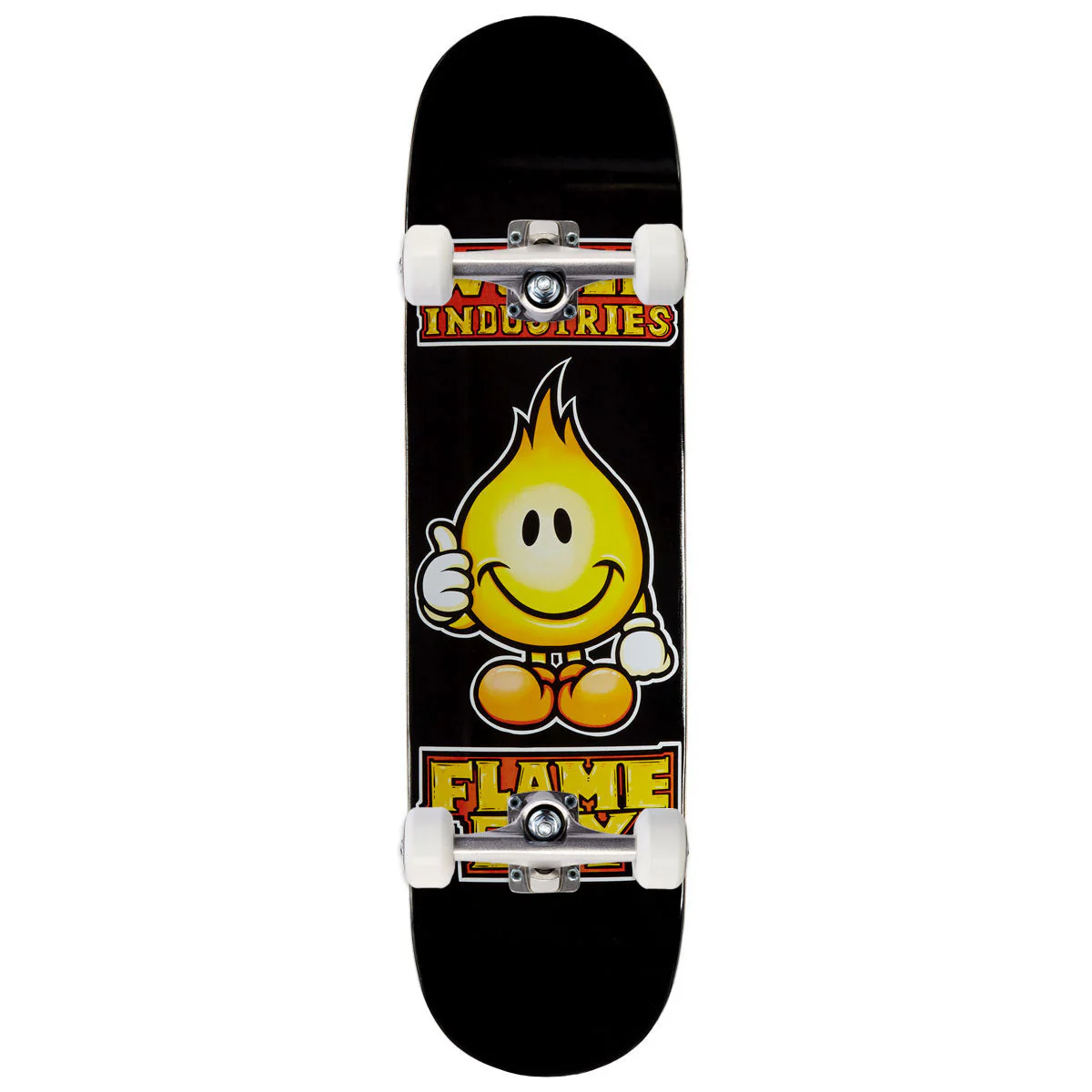 World Industries Solid Gold Flame Boy Skateboard Complete - 8.10"