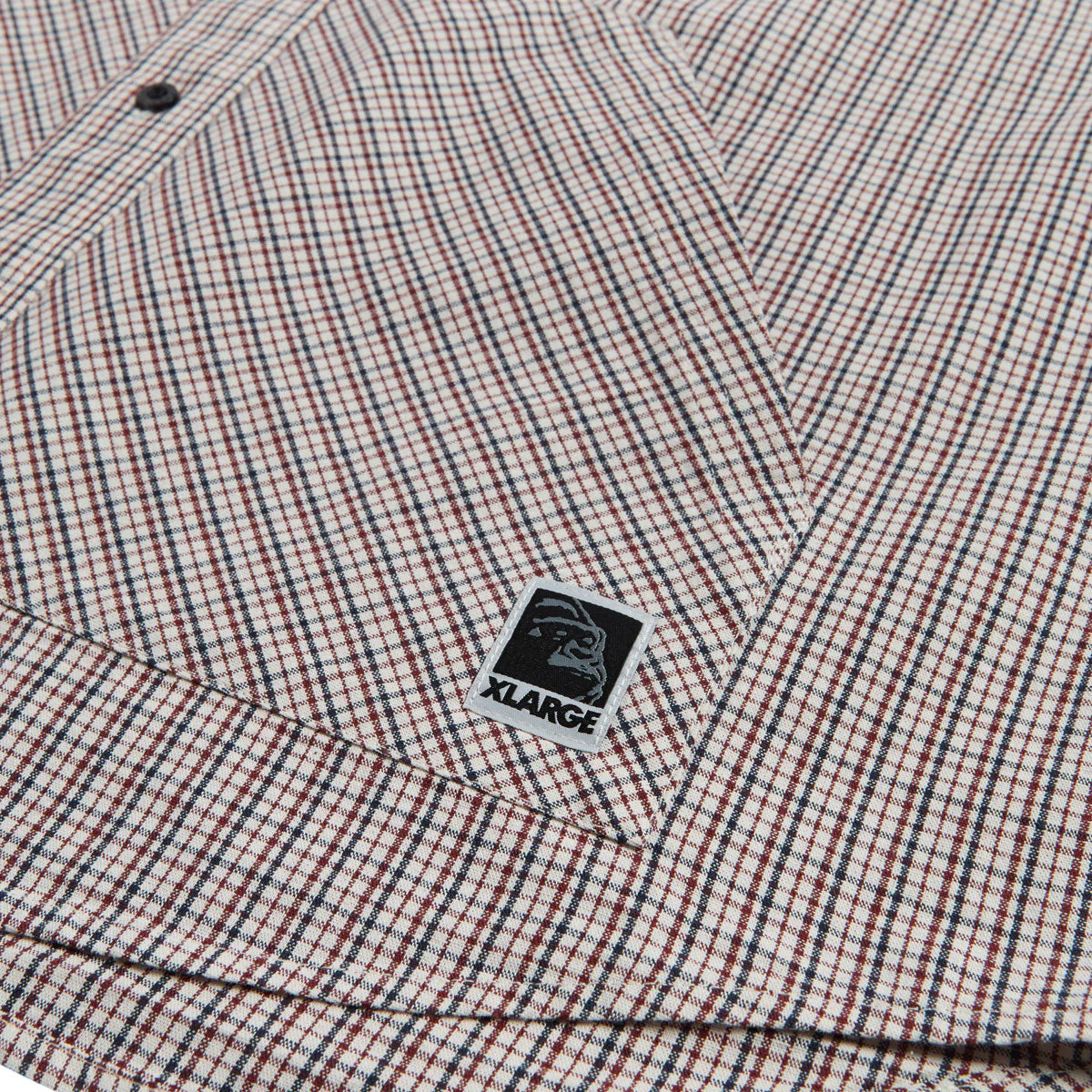 XLarge Check Double Sleeves Shirt - Beige - Image 4
