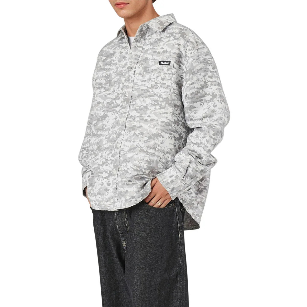 XLarge Long Sleeve Shirt - White